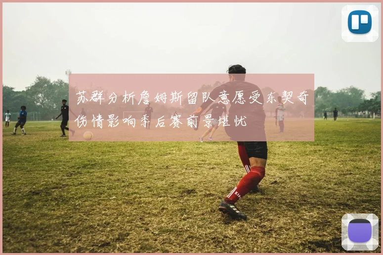 苏群分析詹姆斯留队意愿受东契奇伤情影响季后赛前景堪忧